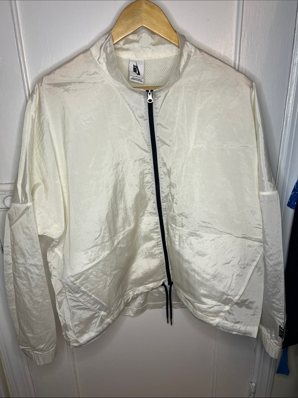 Nike Windrunner Jacket White Size large